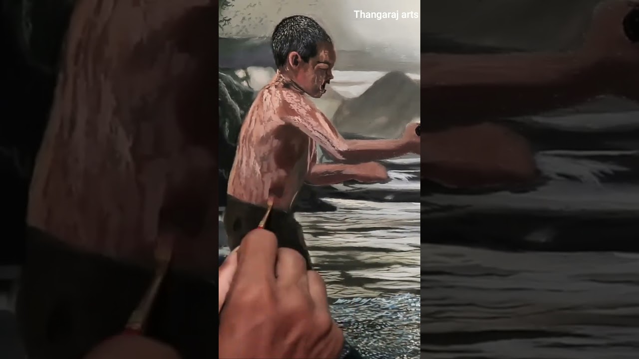 Realistic Portrait Painting Demo
