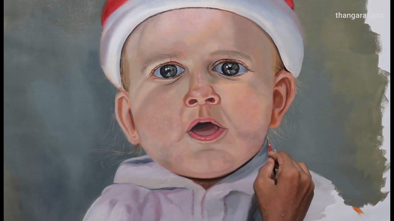 Classical Oil Portrait Time-Lapse