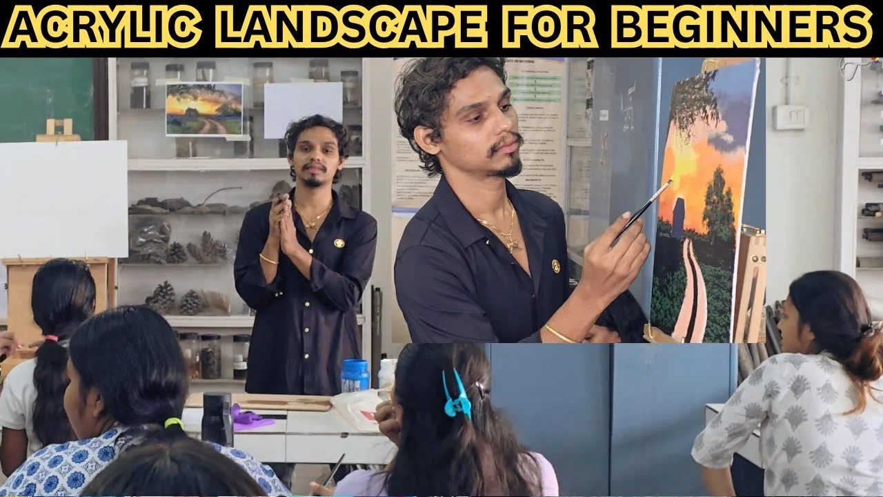 College Art Department Masterclass Demonstration